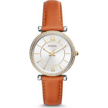 Watch strap Fossil ES4344 Leather Brown 16mm